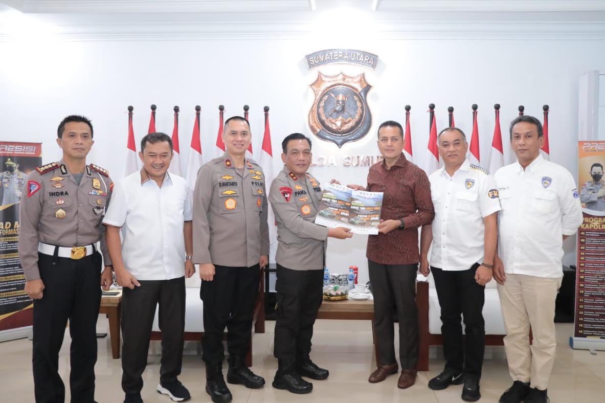 Kapolda Sumut Dukung Kejuaraan Danau Toba Rally 2022