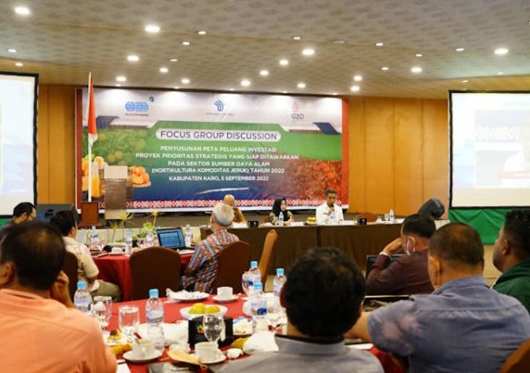 Wakil Bupati Karo Buka FGD Hortikultura Komoditas Jeruk