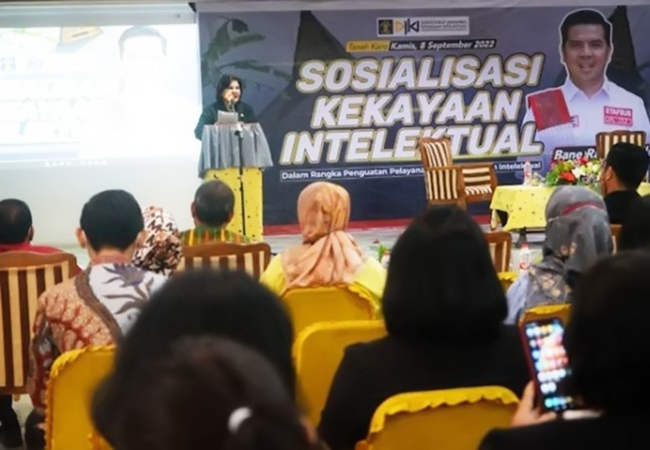 Bupati Karo Hadiri Sosialisasi Kekayaan Intelektual