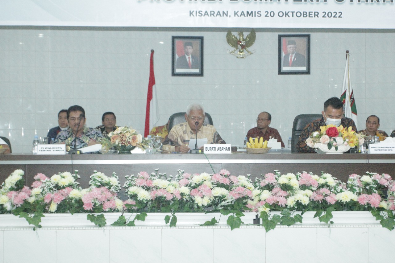 Pemkab Asahan Rapat Koordinasi Monitoring dan Evaluasi Program Pemberantasan Korupsi