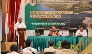 Wali Kota Sidempuan Buka Rapat Pembahasan Naskah RPDAS Batang Gadis