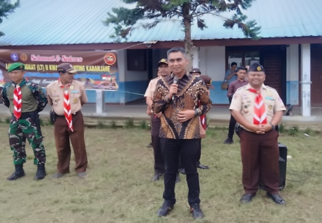 Wakil Bupati Karo Hadiri Pembukaan Lomba Tingkat 2 Kwartir Ranting Kabanjahe