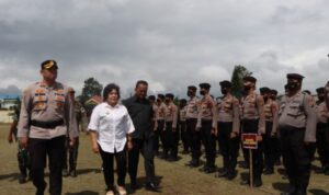 Bupati Karo Hadiri Apel Pengamanan Pilkades di Polres