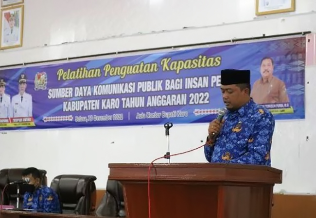 Pemkab Karo Gelar Pelatihan Bagi Insan Pers Kabupaten Karo 2022