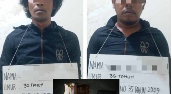 Terlibat Edarkan Sabu, Dua Warga Batang Toru Tapsel Dibekuk Polisi