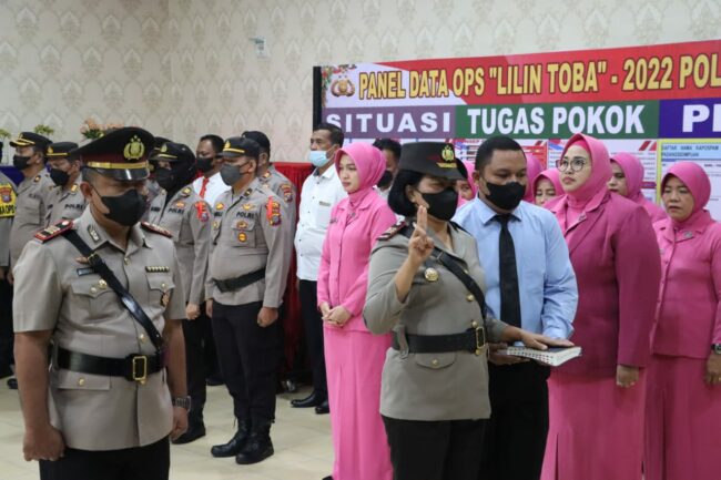 Sertijab Polres Sidempuan, AKP Maria Jadi Kasat Reskrim Polwan Perdana Polda Sumut