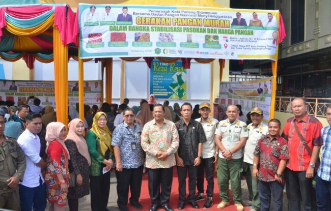 Ditengah Tingginya Inflasi Pemko Sidempuan Gelar GPM Menstabilkan Harga Pangan