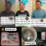 Simpan Sabu 0,46 Gram Di Kandang Ayam, Tiga Pria Warga Pasar Gunung Tua Dicokok Polisi