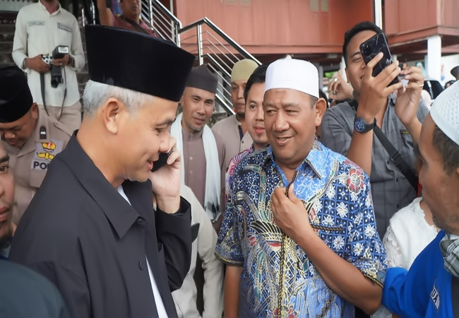 Kunjungi Tuan Guru Besilam, Plt Bupati Langkat Sambut Ganjar Pranowo