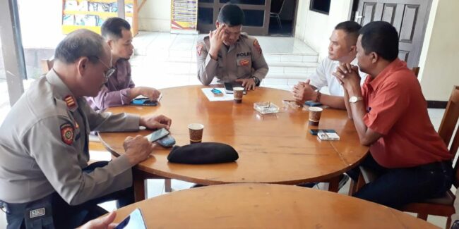 Fasilitasi Rakor, Polres Sidempuan Sarankan Pihak Plaza Izin PKL Berjualan