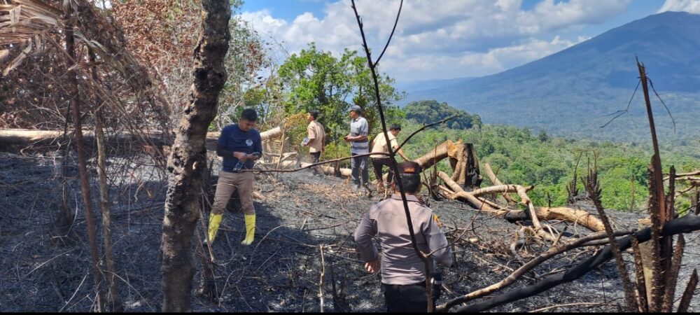 Aplikasi Lancang Kuning Deteksi Api, Lahan Desa Siuhom Tapsel Sukses Di Padamkan