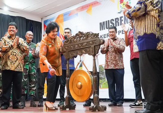 Bupati Karo Resmi Buka Musrenbang RKPD 2024