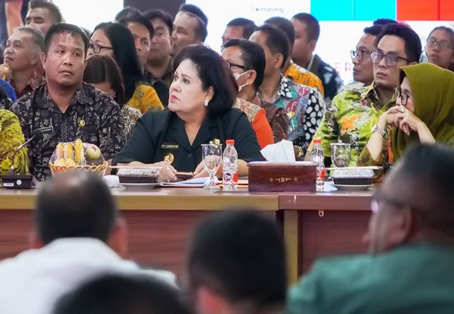 Bahas Ketersedian Pangan, Bupati Karo Ikuti Rapat Koordinasi HLM TPID Sumut