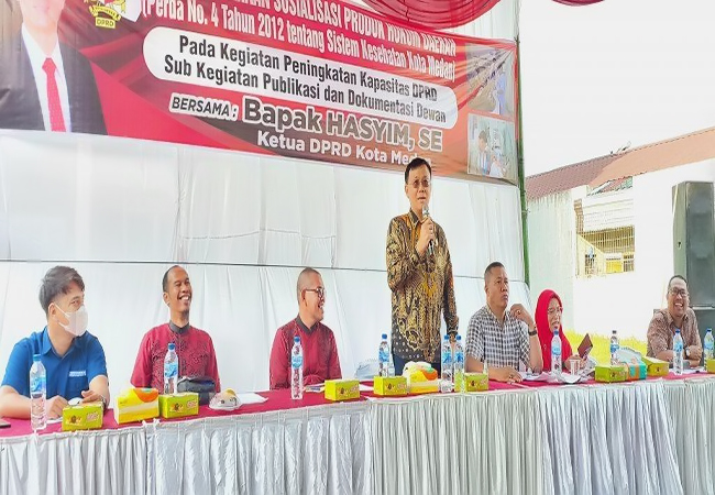 Ketua DPRD Medan Dorong Peningkatan Implementasi Perda No 4/2012 Tentang Kesehatan