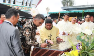 Wakil Bupati Karo Hadiri Peresmian Gereja Katolik Stasi Berastepu