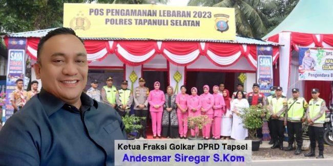 Beri Rasa Aman Di Bulan Ramadhan, Ketua Fraksi Golkar DPRR Tapsel Apresiasi Kinerja Kapolres