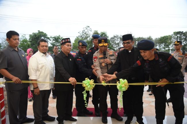 Kapoldasu Resmikan Rumah Dinas Brimobdasu dan Tinjau Pembangunan Mako Polres Tapsel