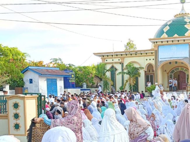 Beri Rasa Aman, Sholat Id Muhammadiyah di Sidempuan Dikawal Polisi