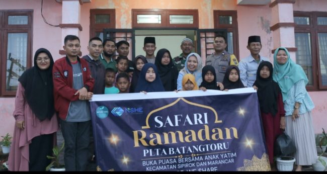Safari Ramadhan, PLTA Batangtoru Beri Santunan dan Buka Bersama Masyarakat