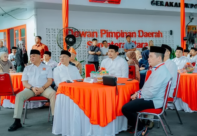 Bukber Gerindra Sumut, Bobby Nasution Ajak Sukseskan Program Pemko Medan