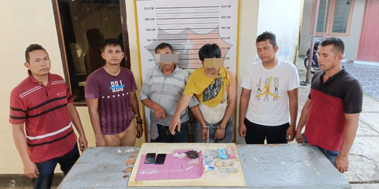 Asyik Nikmati Sabu di Pondok, Dua Pria Warga Batang Toru Tapsel Ditangkap Polisi