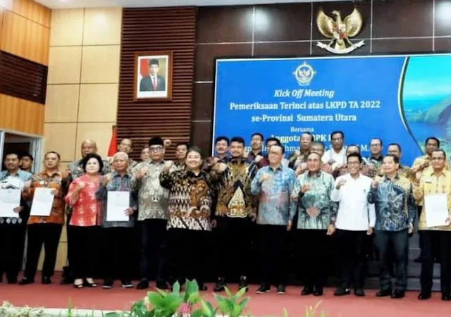 Bupati Karo Hadiri Kick Off Meeting Pemeriksaan Terinci LKPD TA 2022