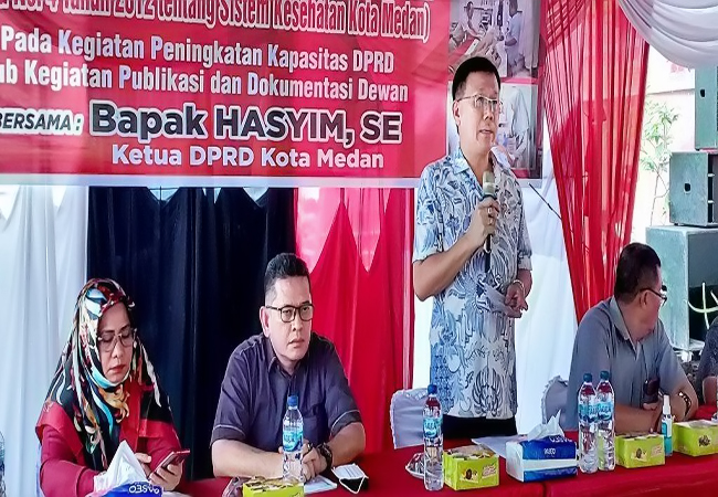 Ketua DPRD Medan, Sikapi Pelayanan Puskesmas Glugur Darat Normatif