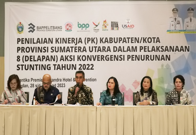 Wakil Bupati Karo Hadiri Penilaian Pencegahan dan Penurunan Stunting 2022