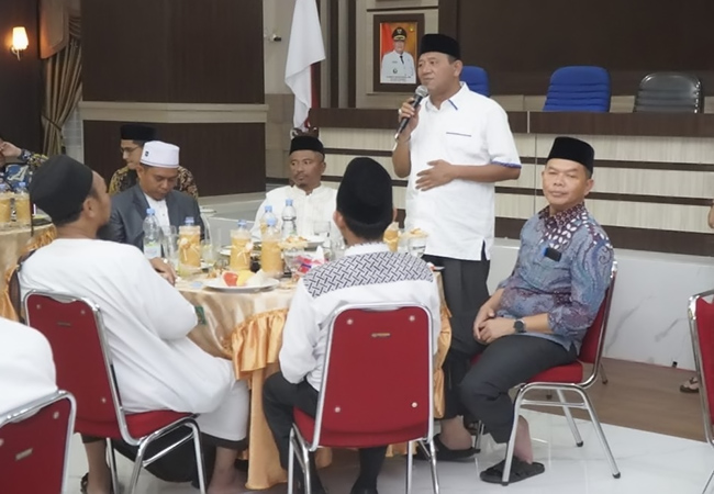 Bukber Bersama Ulama dan Pimpinan Ponpes, Syah Afandin Didoakan Pimpin Langkat