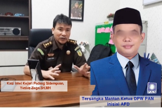 Kejari Padang Sidempuan Terima Berkas Perkara Eks Ketua DPW PAN Sumut Aniaya Riduwan