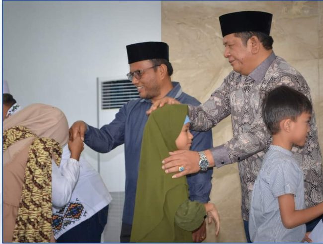 Wali Kota Padang Sidempuan Irsan Efendi Nasution Santuni 900 Anak Yatim Piatu dan Fakir Miskin