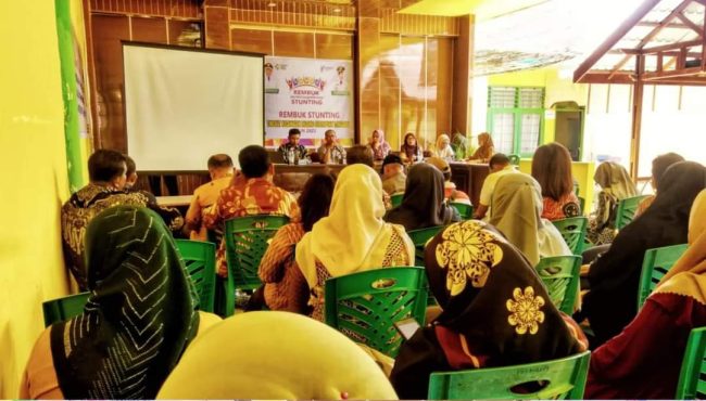 Terkait Perbaikan Gizi, Dinkes Berikan Edukasi Kepada Perangkat Desa