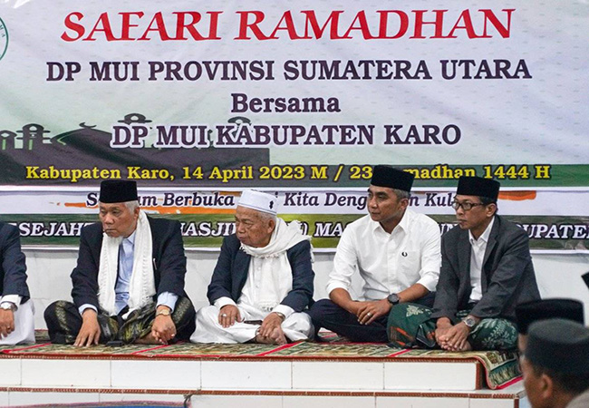 Wakil Bupati Karo Hadiri Safari Ramadhan MUI Sumut