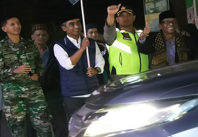 Wakil Bupati Karo Tinjau Perayaan Malam Takbiran