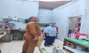 Pemko Pematang Siantar Tinjau Lokasi Rumah Terkena Angin Puting Beliung