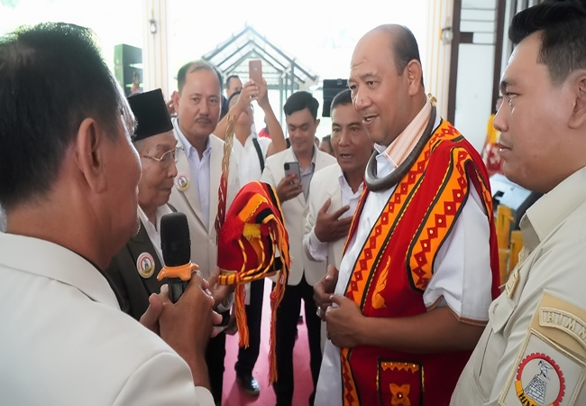 Hadiri Pelantikan HIMNI, Syah Afandin Ajak Bersinergi Bangun Langkat