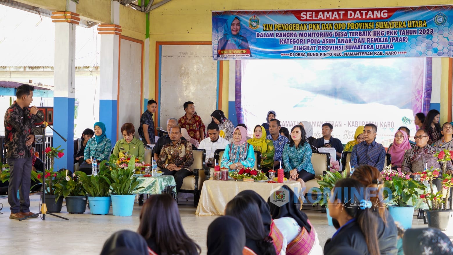 Tim Monitoring TP-PKK Provsu Lakukan Monitoring Di Desa Binaan Karo