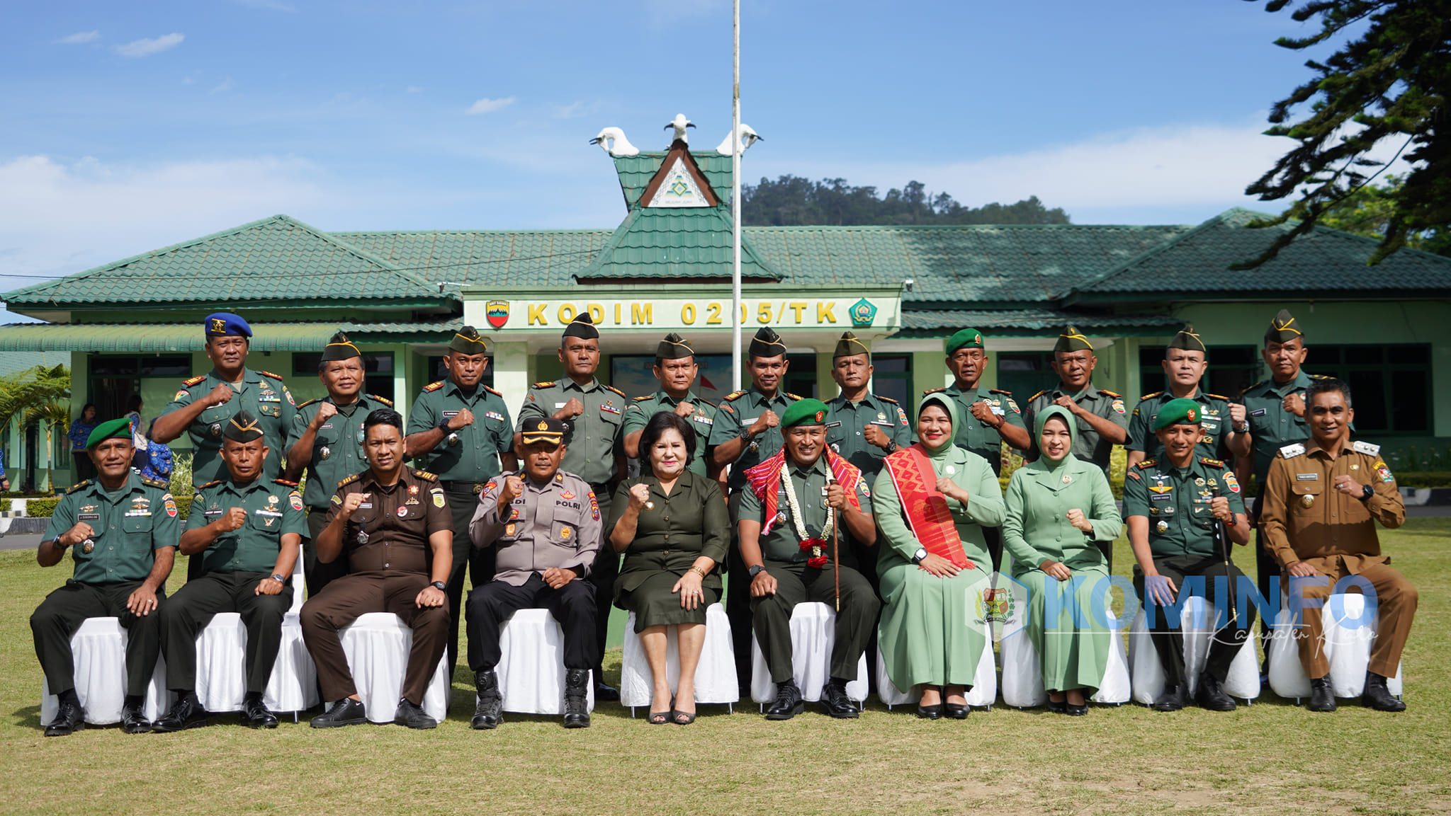 Bupati Karo Sambut Kunker Danrem 023/KS