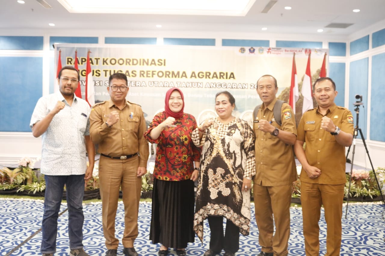 Gubsu Buka Rapat Koordinasi Gugus Tugas Reforma Agraria Provinsi