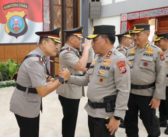 Kapolda Sumut pimpin Sertijab, Kapolres P.sidimpuan Resmi Dijabat AKBP Dudung Setyawan