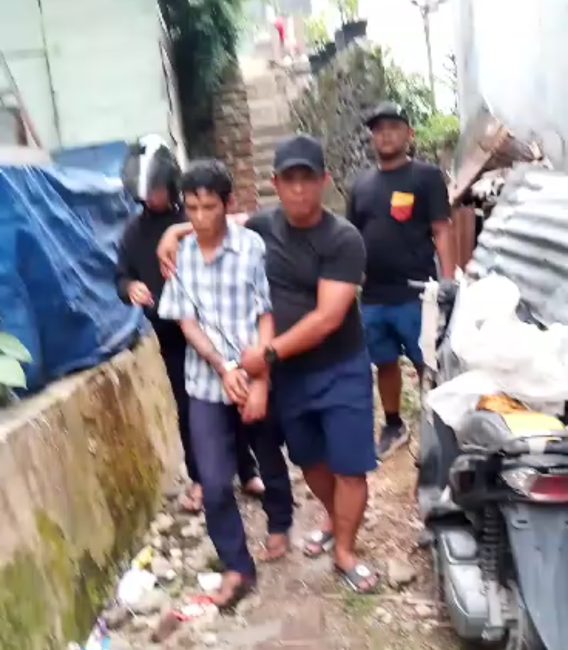 Miliki Ganja Siap Edar, Pria Bertato di jalan Sitombol Diringkus Polisi