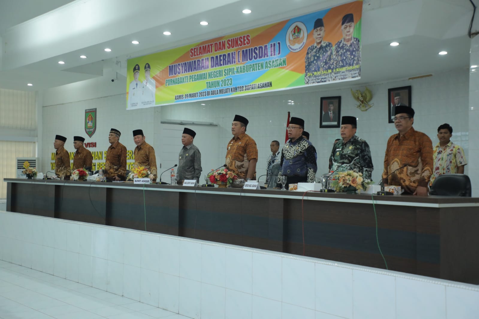 Bupati Asahan Lantik Pengurus PWRI Masa Bhakti 2023 - 2027