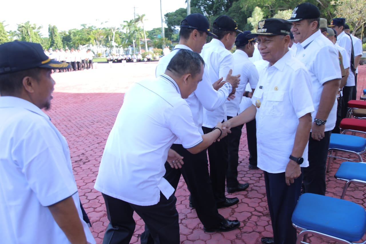 Bupati Asahan Pimpin Apel Gabungan