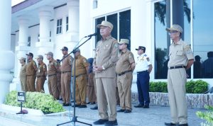 Bupati Asahan Pimpin Apel Gabungan
