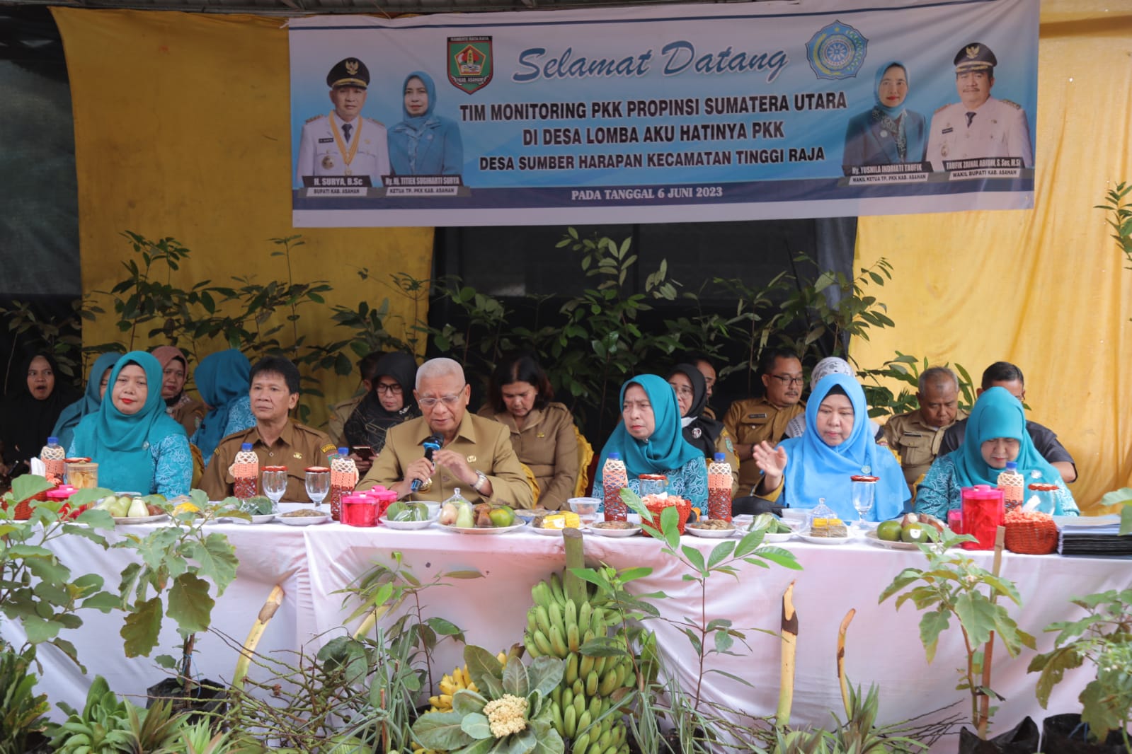 Tim Monitoring TP PKK Provsu Kunjungi Asahan