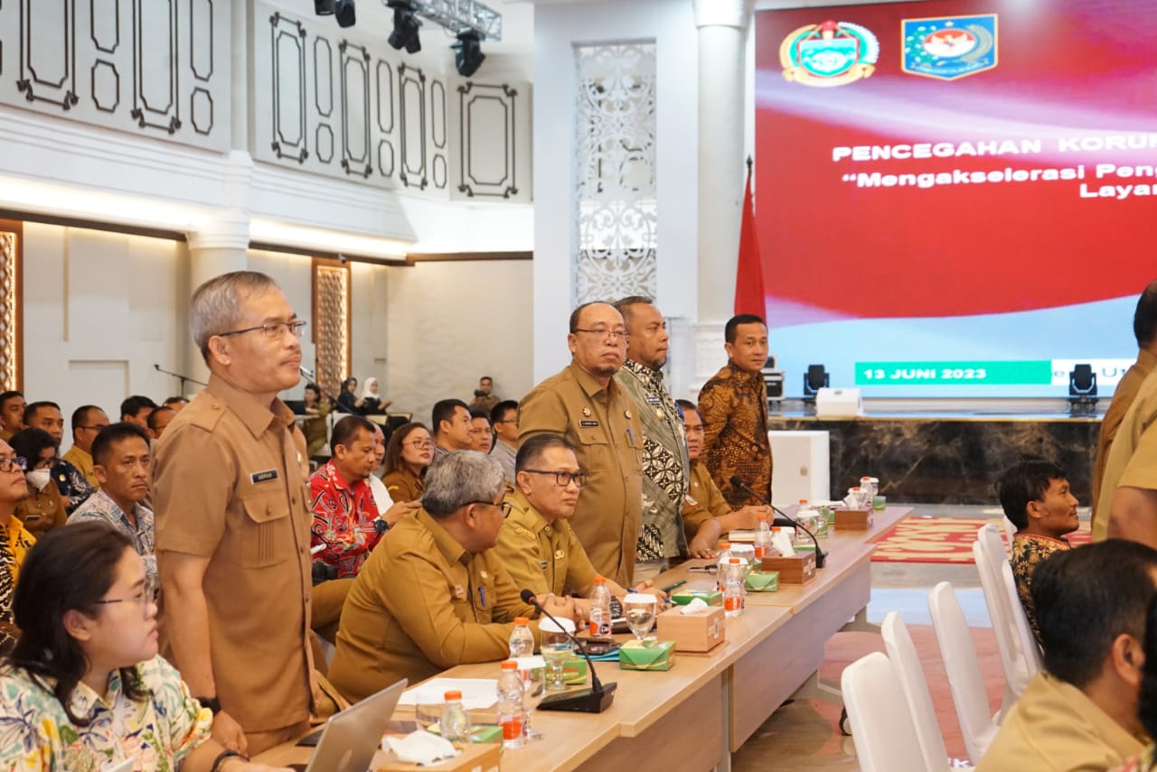 Sekda Asahan Ikuti Rakor Pencegahan Korupsi Sektor Pertanahan