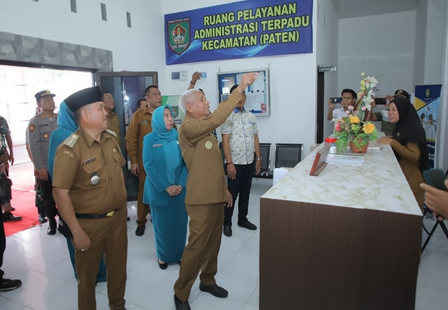 Bupati Asahan Resmikan Gedung Kantor Kecamatan Pulau Rakyat