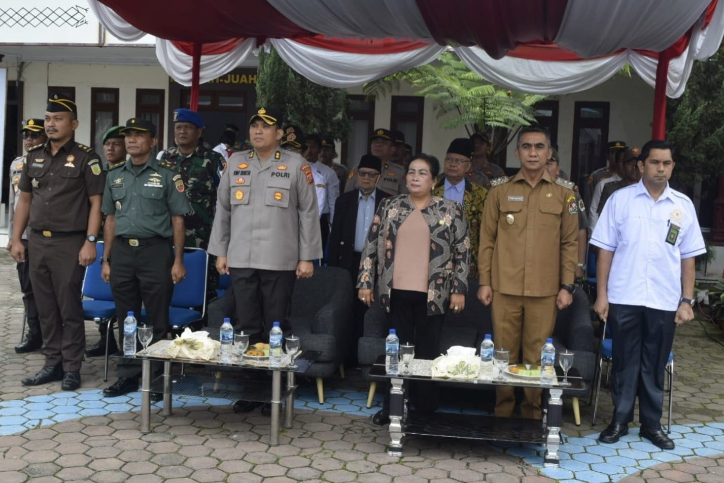 Bupati Karo Hadiri Apel Gelar Pasukan OPS PATUH TOBA-2023