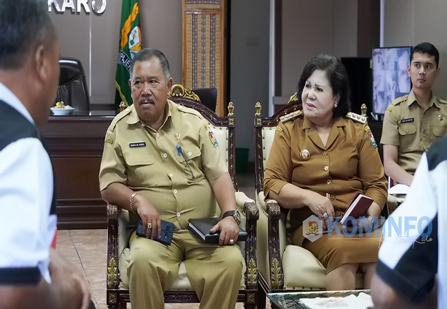 Terima Kunjungan PWI, Bupati Karo Apresiasi Dukungan Terhadap Program Pemkab