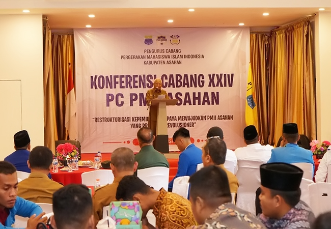 Bupati Asahan Ikuti Konferensi Cabang XXIV PC PMII